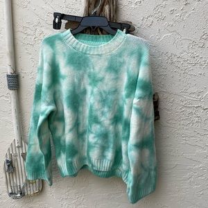 Unbranded Sweater tie dye 100 polyester one size. Super soft.new without tags